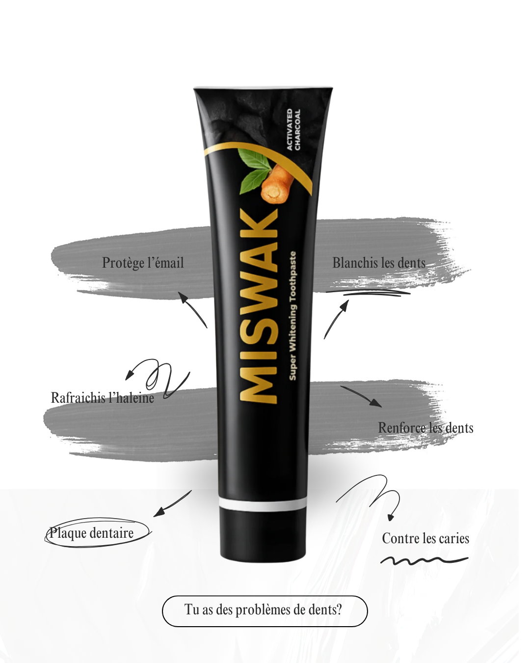 Miswak Charbon XXL 170g